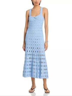 SIMKHAI Christi Knit Midi Dress
